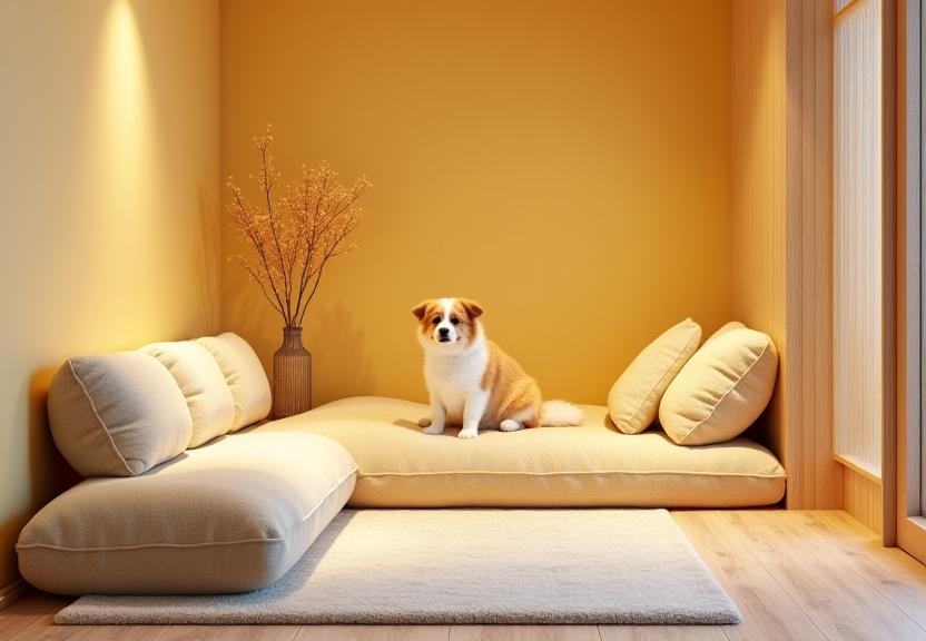 柚子の香りがテーマの落ち着いたペットスイート